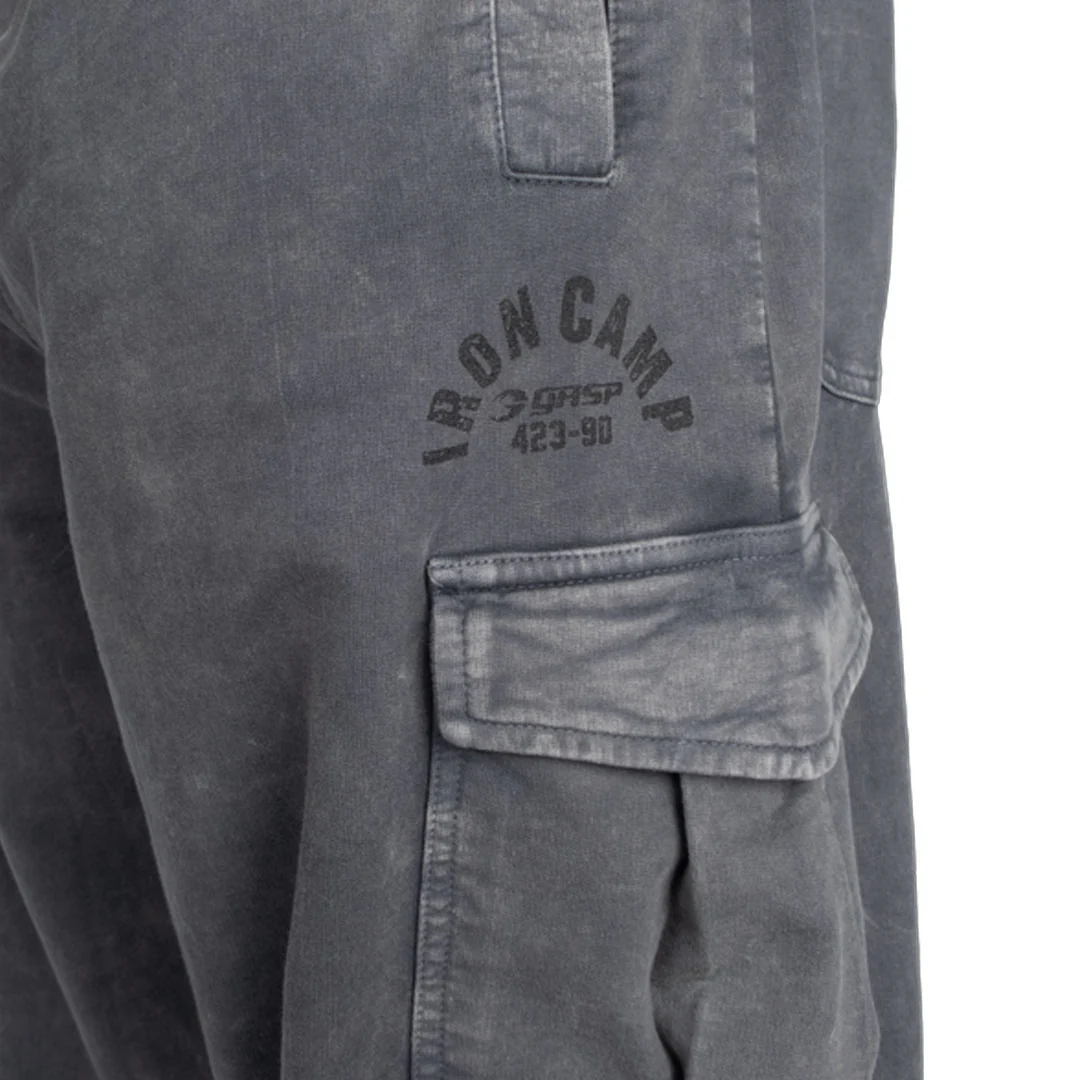 Iron Camp Baggy Pants Washed Black - Gasp - Image 4
