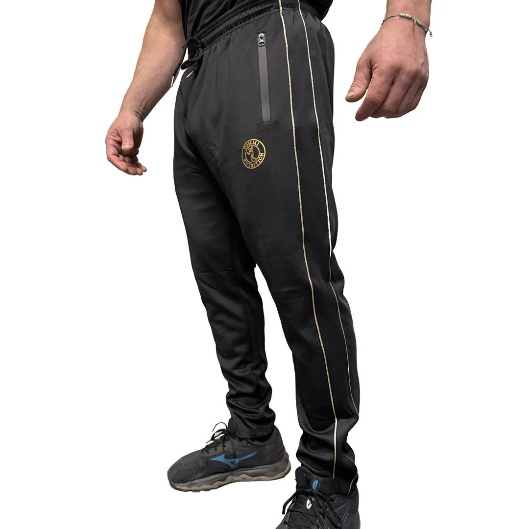 Joggers Black / GOLD STRIPES – TN - Image 2