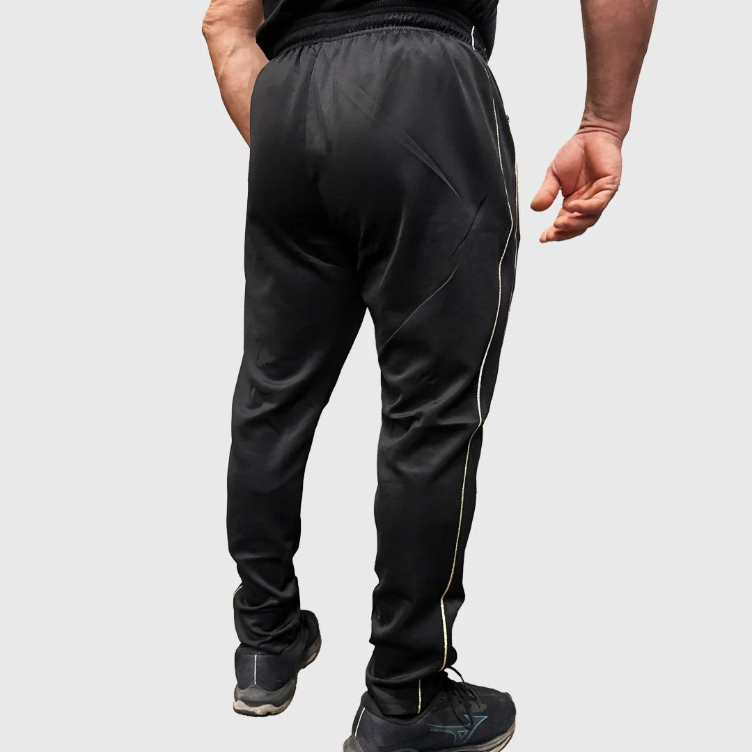 Joggers Black / GOLD STRIPES – TN - Image 5