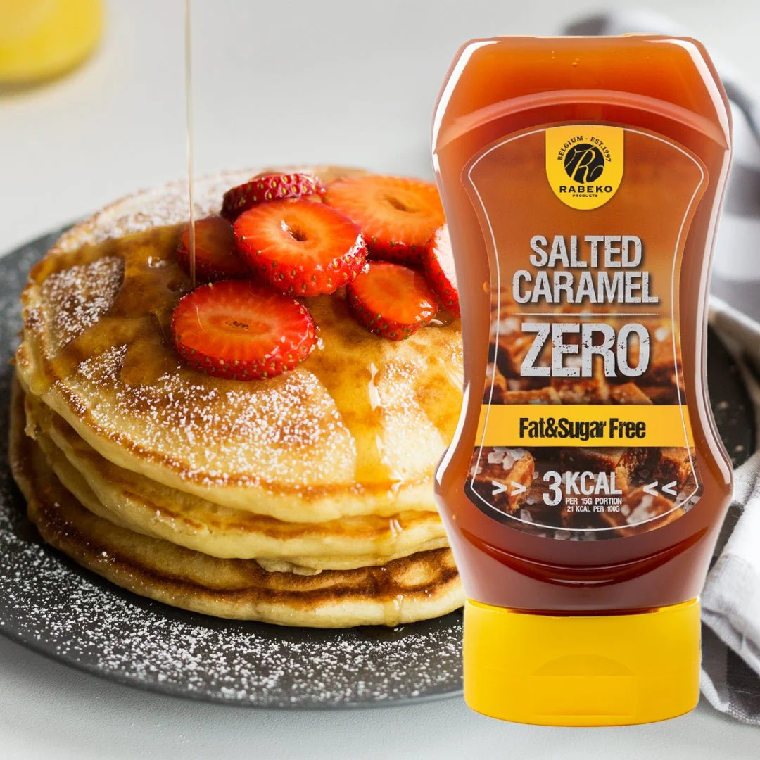 SALTED CARAMEL ZERO SAUCE 350ML, RABEKO - Image 2