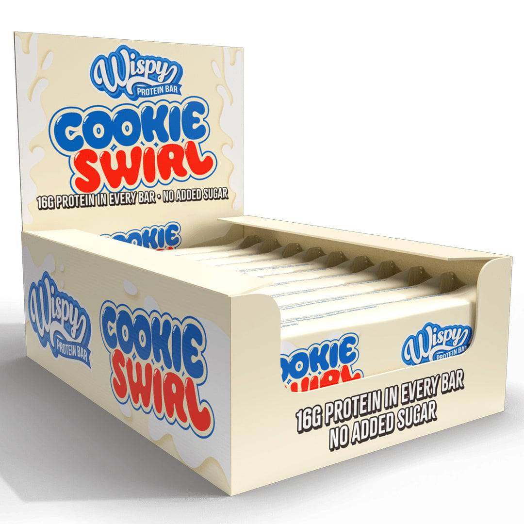 Wispy Protein Bar, 55g x 10stk, Cookie Swirl